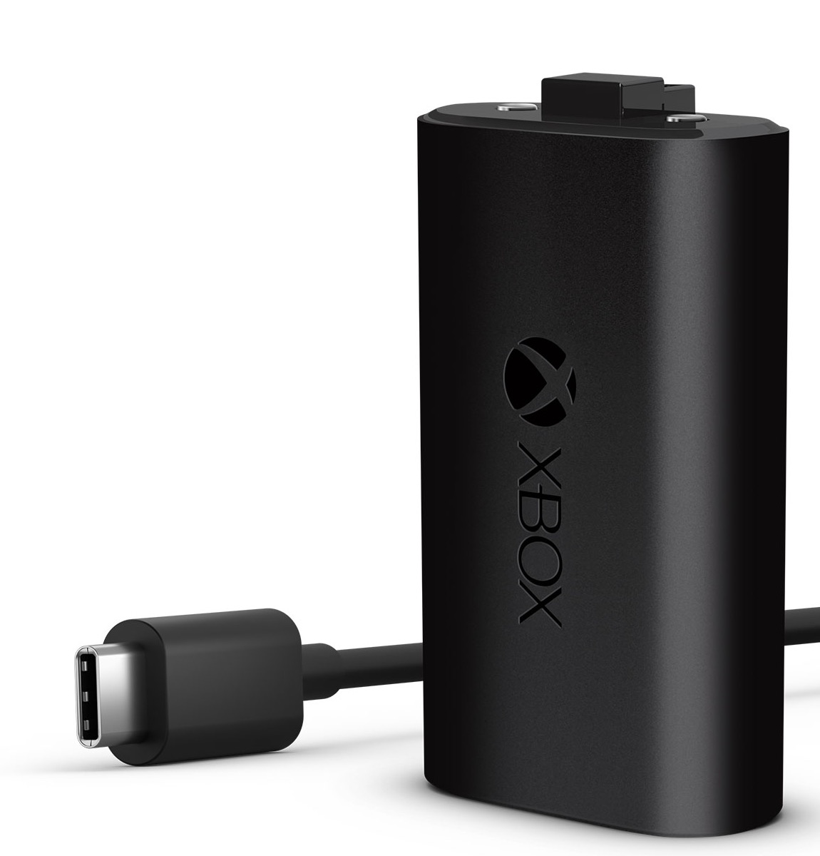 Xbox rechargeable battery pack with its USB-C cable