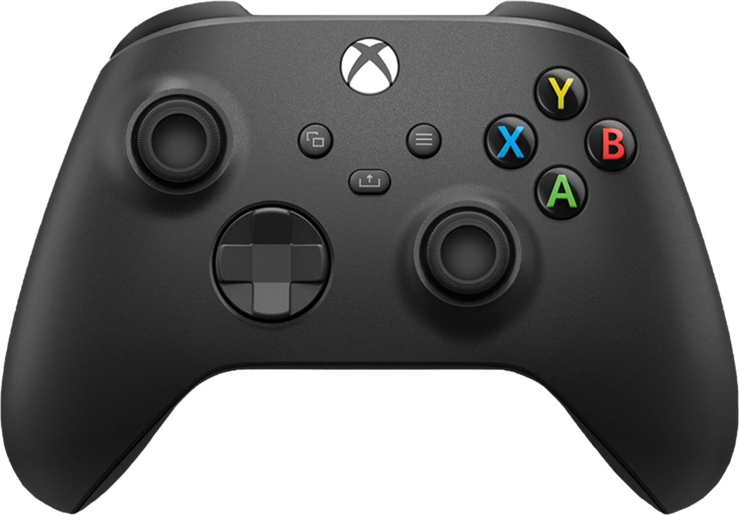 Carbon Black Xbox Wireless Controller, front view